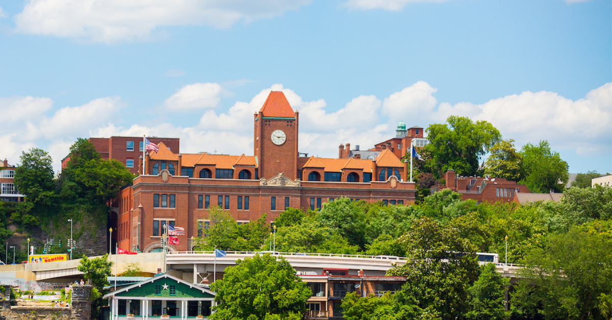 Campus from the Key Bridge