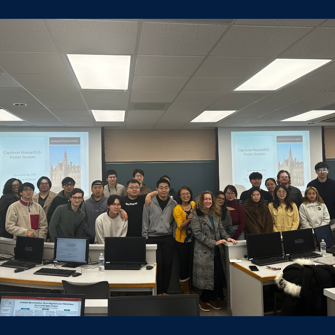 Capstone Poster Session Group Photo