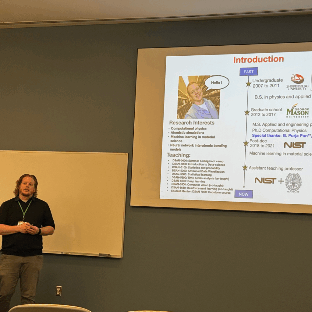 Dr. James Hickman presents at the 2025 StatConnect conference.